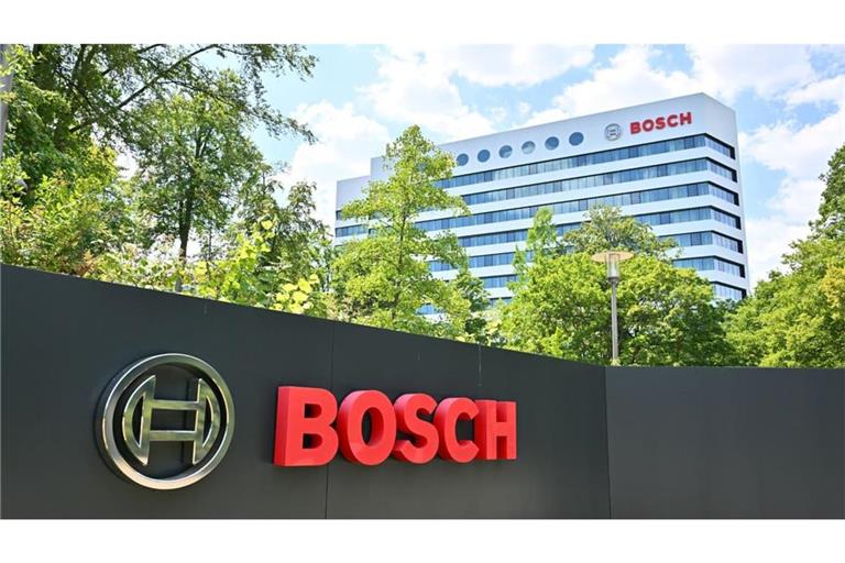 Die Bosch-Zentrale auf der Schillerhöhe. (zu dpa: «Bosch ordnet Konzern neu – Mobilität bleibt größter Bereich»)