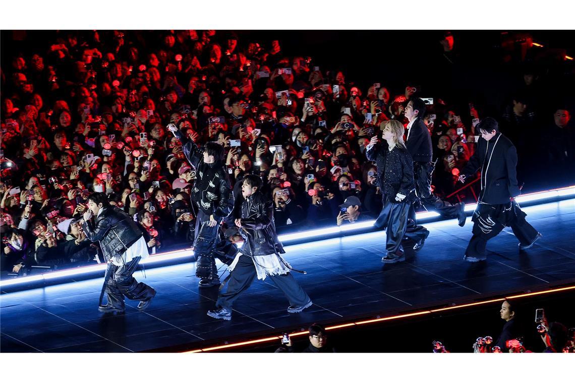 Die Boyband BTS hat bei den American Music Awards abgeräumt. (Archivbild)