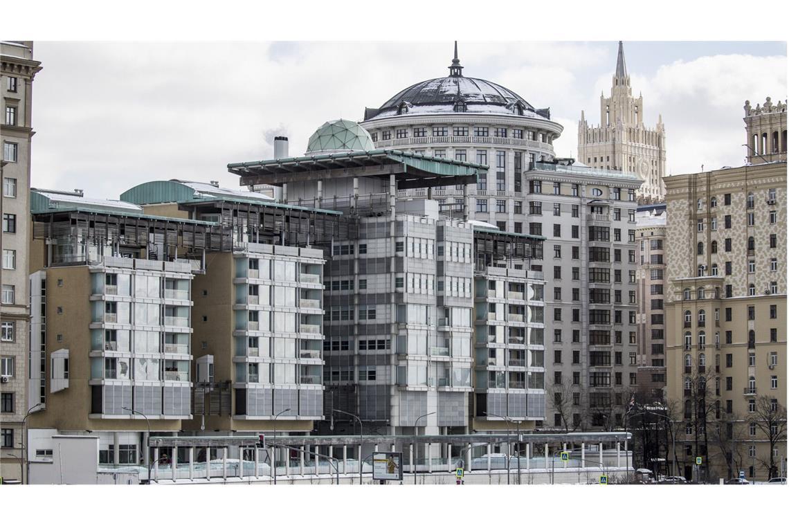 Moskau beginnt Ermittlungen im Diplomatenstreit mit London Die britische Botschaft in Moskau (Archivbild).