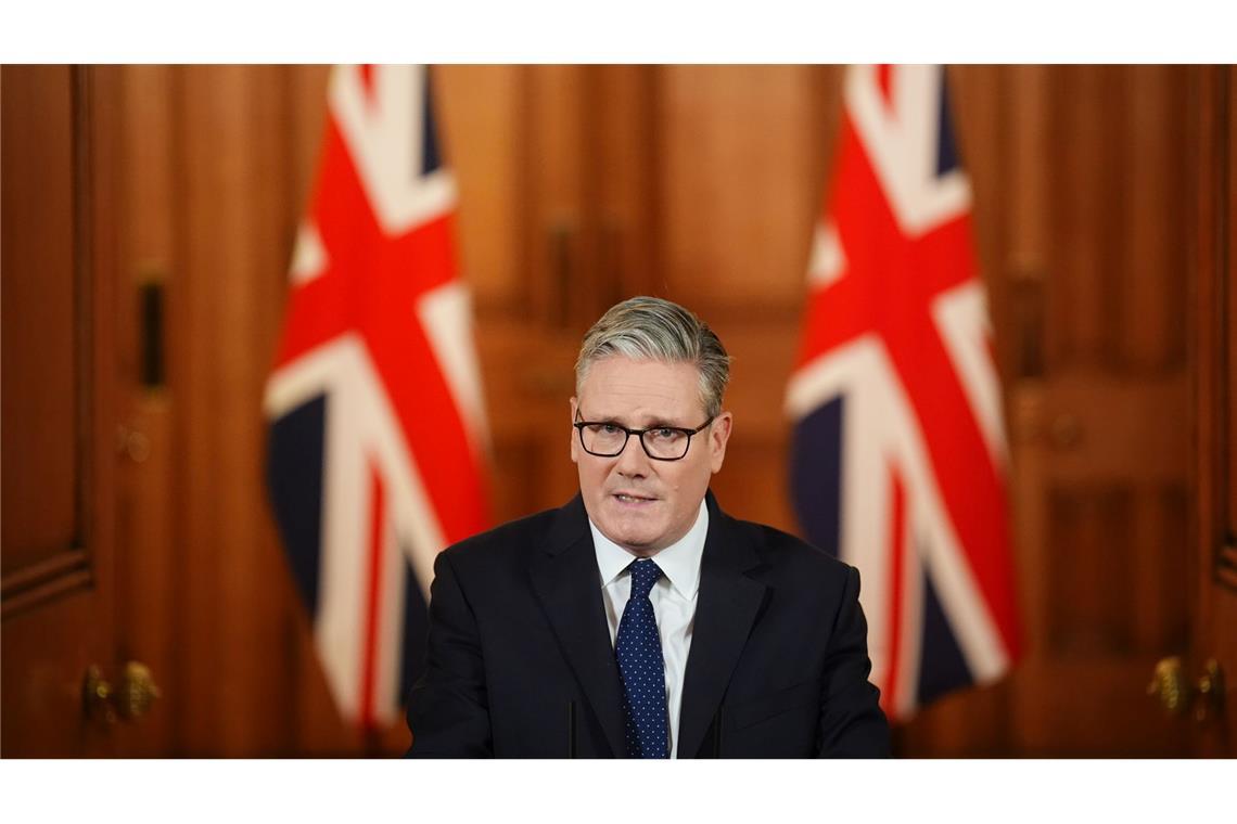 Die britische Regierung von Keir Starmer kündigt eine weitreichende Asylreform an. (Archivbild)