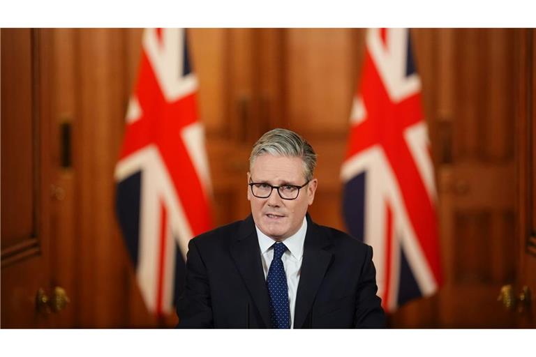 Die britische Regierung von Keir Starmer kündigt eine weitreichende Asylreform an. (Archivbild)