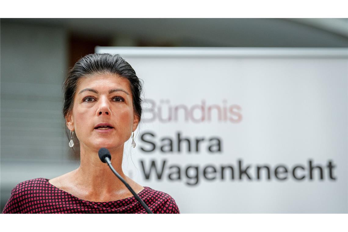 Wähler mit Migrationshintergrund mögen Sahra Wagenknecht Die BSW-Vorsitzende Sahra Wagenknecht. (Archivbild)