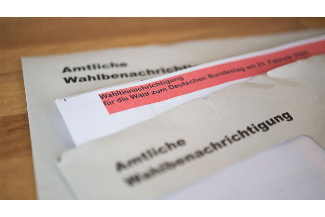 Landeswahlausschuss lässt fünf Listen nicht zu Die Bundestagswahl findet am 23. Februar statt.