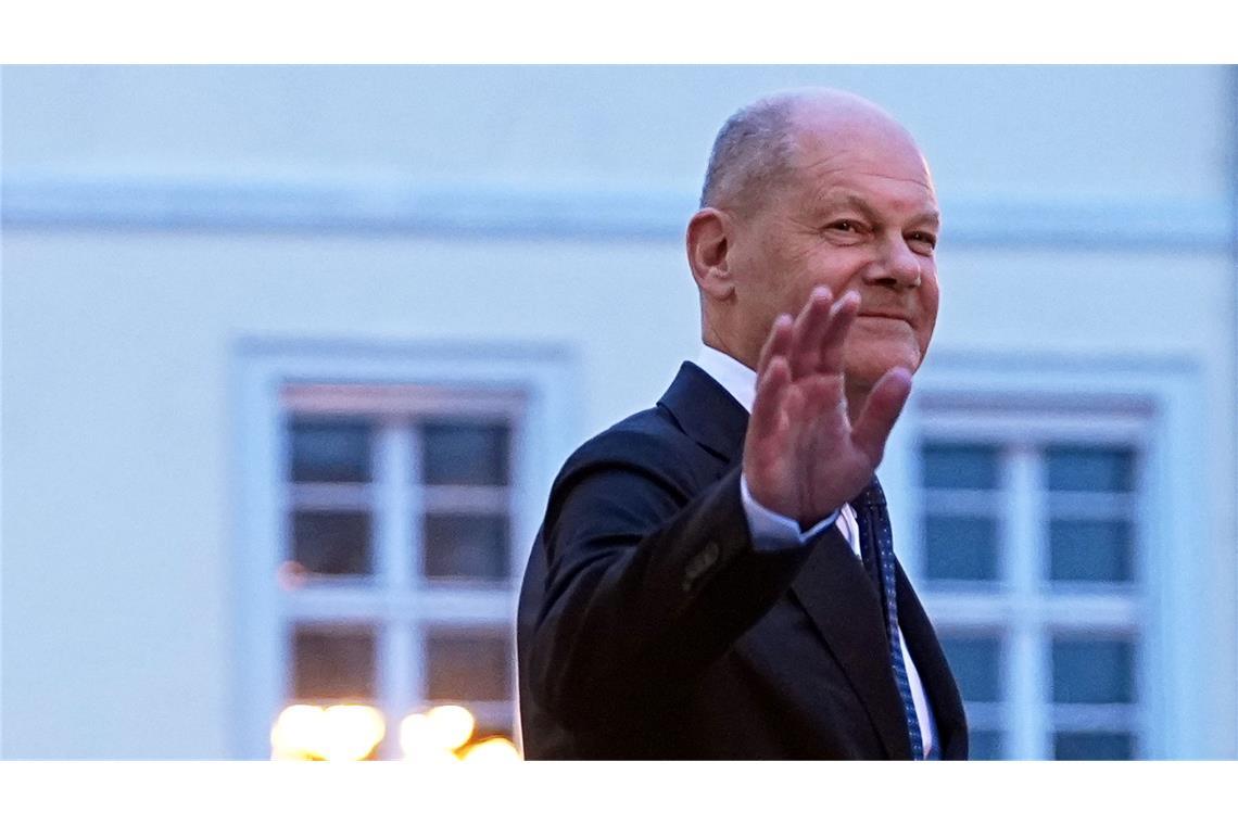 Großer Zapfenstreich für Scholz am 5. Mai Die Bundeswehr ehrt den scheidenden Kanzler Scholz mit einem Großen Zapfenstreich. (Archivbild)