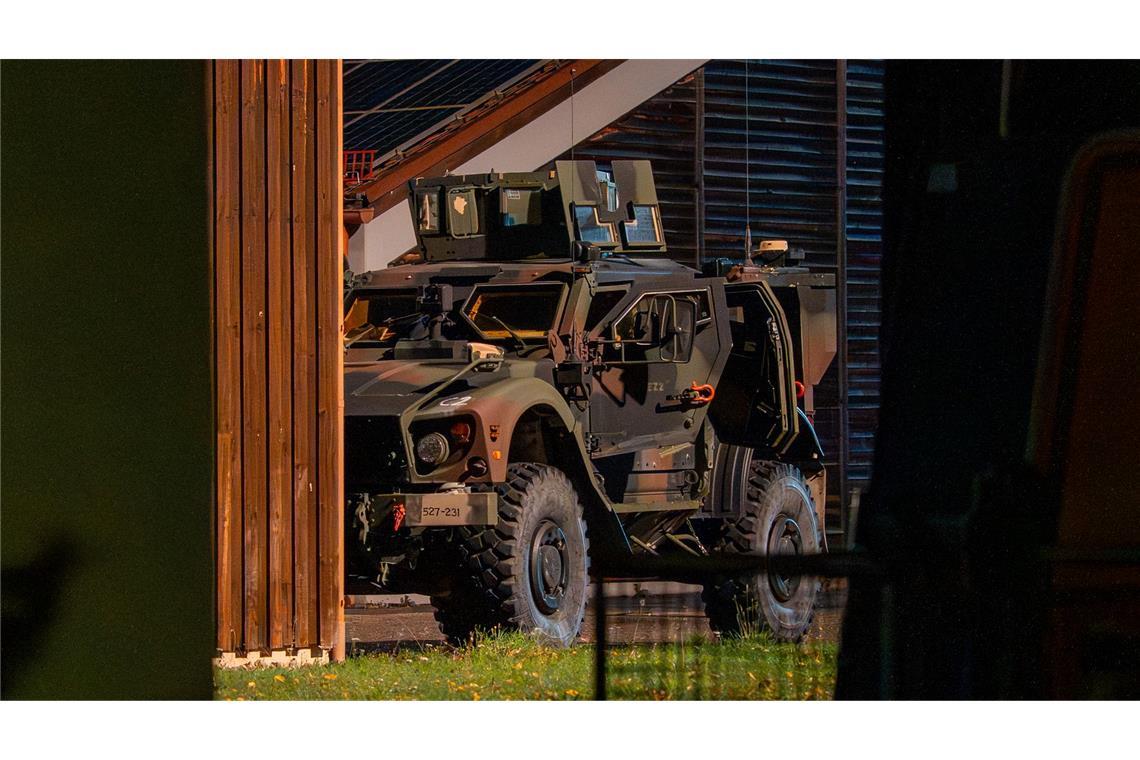 Polizei schießt bei Übung Bundeswehrsoldaten an Die Bundeswehr spricht von einer "Fehlinterpretation".