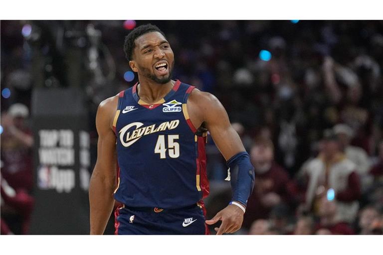 Die Cavaliers mit Donovan Mitchell haben beide Heimspiele zum Auftakt der Playoffs gewonnen.