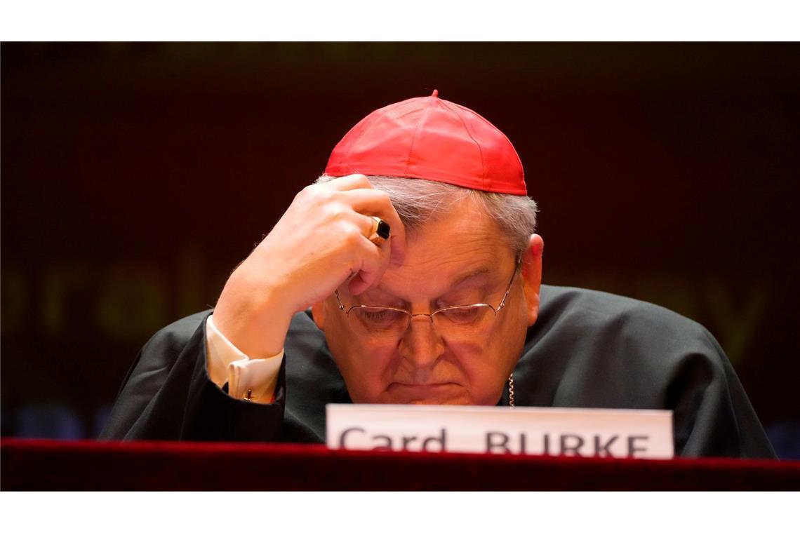 Wer wird Papst? Spekulationen laufen schon Die Chancen von Kurienkardinal Raymond Burke werden als gering eingeschätzt. (Archivbild)