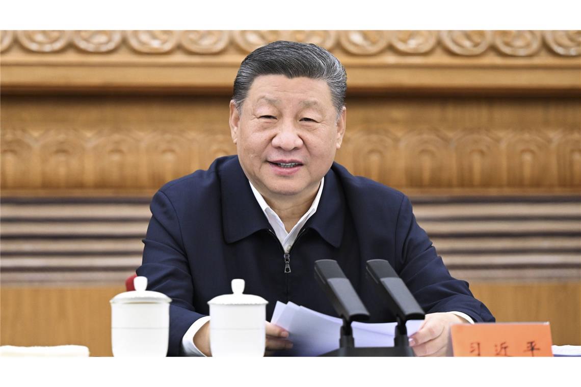 China kündigt Strafzölle auf landwirtschaftliche Produkte aus USA an Die chinesische Regierung um Staatschef Xi Jinping will mit eigenen Zöllen auf die US-Zölle antworten. (Archivbild)