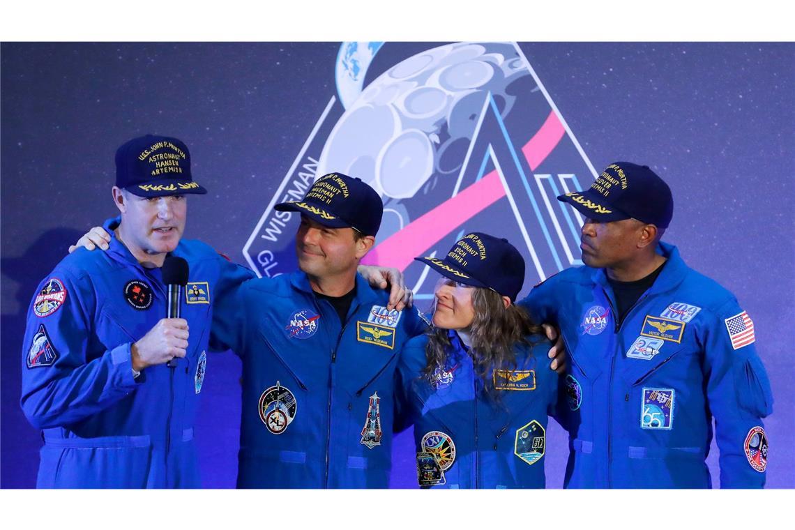 Die Crew hat ihre erste Pressekonferenz nach der Rückkehr gegeben. (Archivbild)