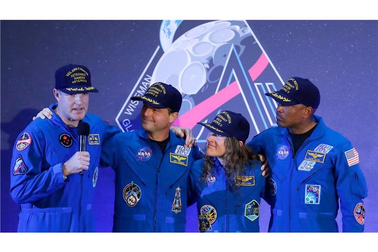 Die Crew hat ihre erste Pressekonferenz nach der Rückkehr gegeben. (Archivbild)