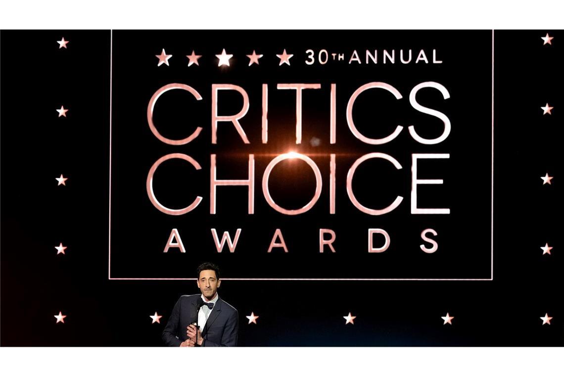 Die Critics Choice Awards zeichnen Film- und Fernsehproduktionen aus. (Archivbild)