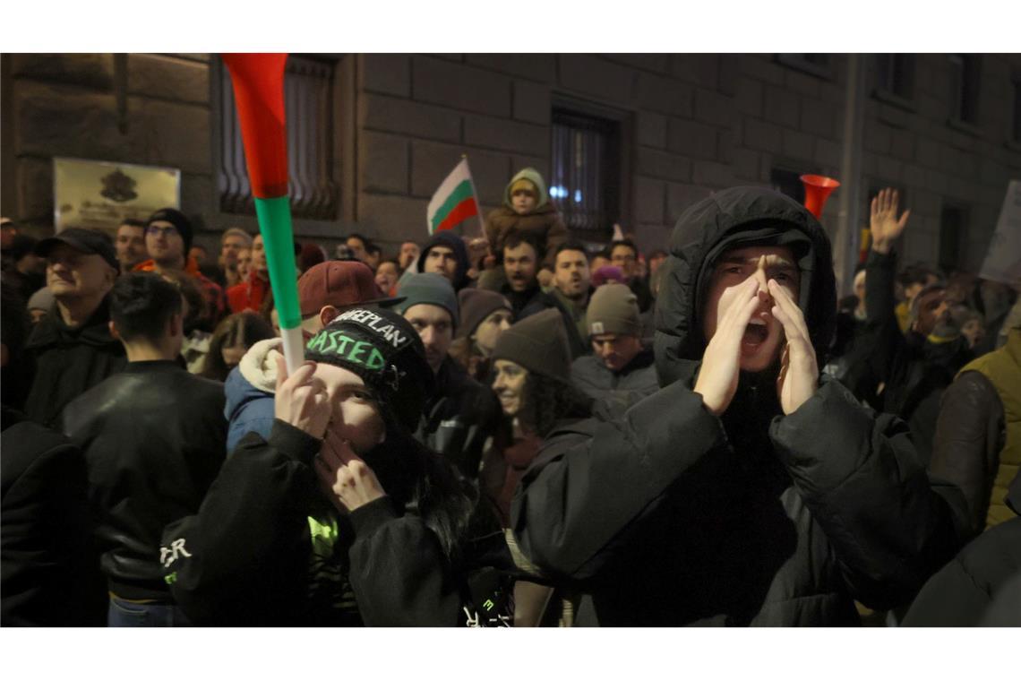 Die Demonstranten fordern eine faire Neuwahl.