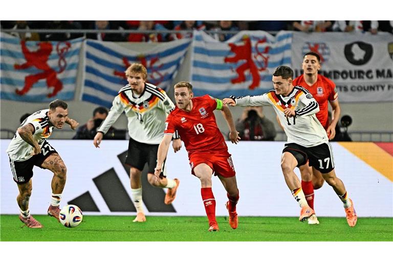 Die deutsche Auswahl tat sich gegen Luxemburg schwer.