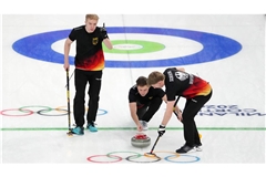 Die deutschen Curler sind heute im Einatz.