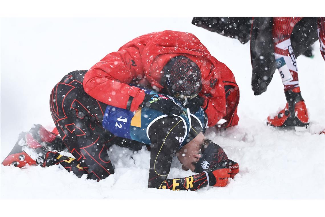 Die deutschen Nordischen Kombinierer  beenden die Winterspiele erstmals seit 1998 ohne Medaille.