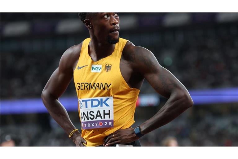 Die deutschen Sprinter um Owen Ansah verbesserten den deutschen Rekord deutlich. (Archivbild)