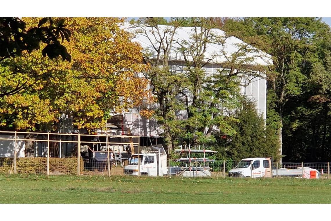 Die Dienstvilla des Ministerpräsidenten von Baden-Württemberg wird zurzeit modernisiert.