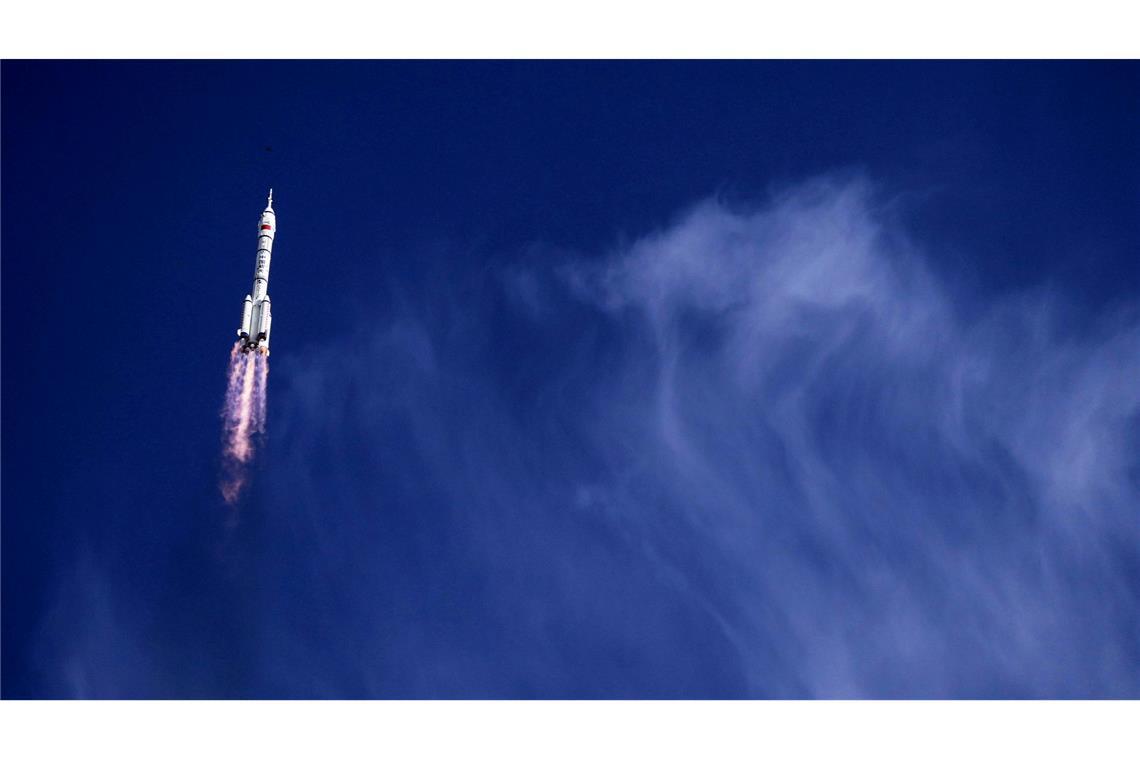 Die drei Astronauten der "Shenzhou 20" waren im April ins All aufgebrochen. (Archivbild)