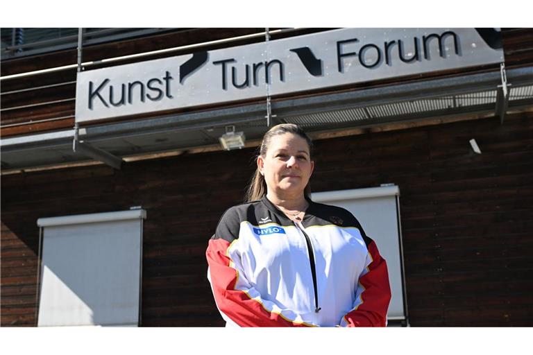 Die einstige Trainerin der Ausnahmeturnerin Simone Biles, Aimee Boorman.