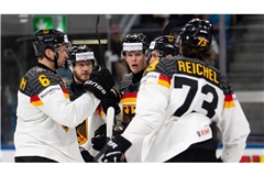 Die Eishockey-Nationalmannschaft freut sich über den zweiten Erfolg bei der Eishockey-WM.