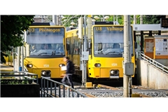 Die Endstation diverser Stadtbahnlinien der SSB in Vaihingen: das Unternehmen untersucht derzeit, wie sich das Netz von dort aus weiterentwickeln könnte.