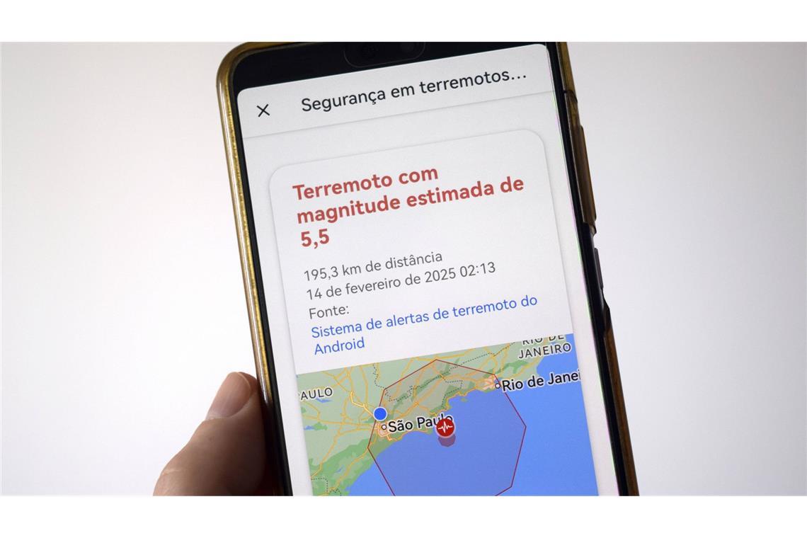 Erdbeben-Fehlalarm in Brasilien: Google entschuldigt sich Die Erdbebenwarnung war ein Falschalarm.