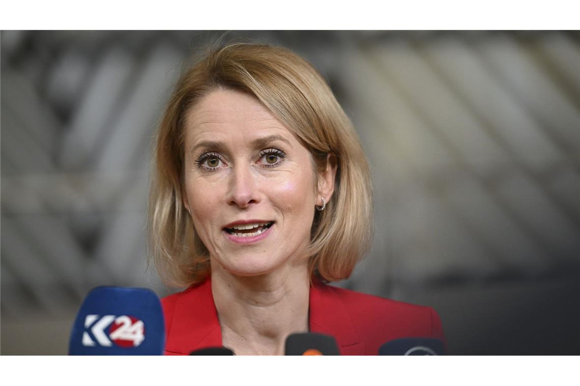 EU will Syrien-Sanktionen lockern Die EU-Außenbeauftragte Kaja Kallas.
