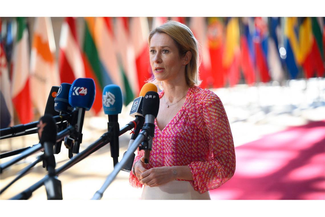 Europas Balanceakt in Sachen Israel Die EU-Außenbeauftragte Kaja Kallas ist dafür, angesichts des Vorgehens der israelischen Armee im Gazastreifen, das Partnerschaftsabkommen der EU mit Israel zu hinterfragen.