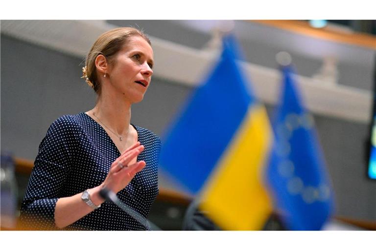 Die EU-Außenbeauftragte Kaja Kallas wirbt immer wieder für mehr Unterstützung für die Ukraine. Doch nicht immer stößt sie damit auf offene Ohren.