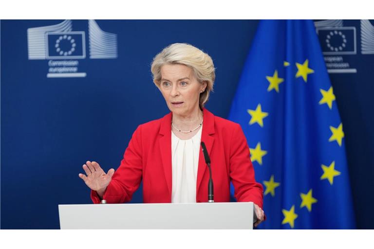 Die EU-Kommission von Ursula von der Leyen verlangt von den USA Erklärungen und droht mit Gegenmaßnahmen. (Archivbild)
