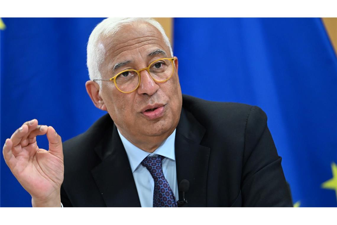 Die EU muss die Ukraine weiterhin mit allen Mitteln unterstützen, fordert EU-Ratspräsident António Costa im Interview.