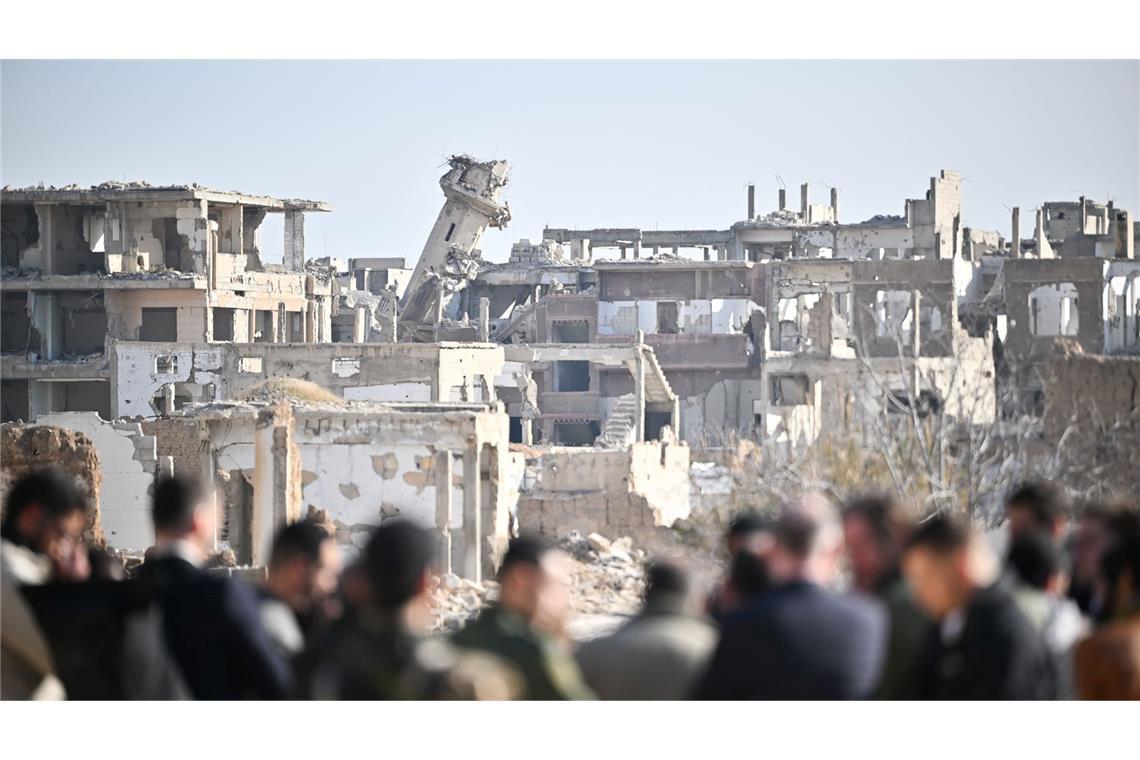 Nach Sturz von Assad: EU will Syrien-Sanktionen lockern Die EU will mit der Lockerung von Sanktionen den Wiederaufbau Syriens unterstützen. (Archivbild)