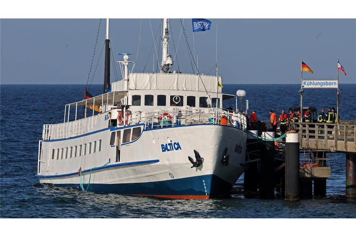 Wasser in Fahrgastschiff auf der Ostsee eingedrungen Die Fahrgäste konnten das Schiff verlassen.