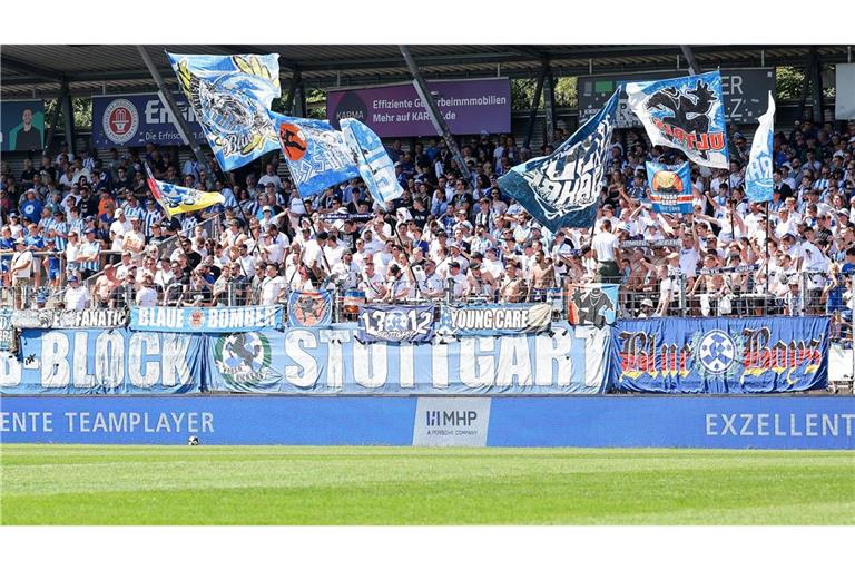 Die Fans der Blauen haben einen Aufruf gestartet.  
Foto:  Baumann