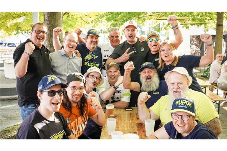 Die Fans von Stuttgart Surge können das Finale kaum erwarten.