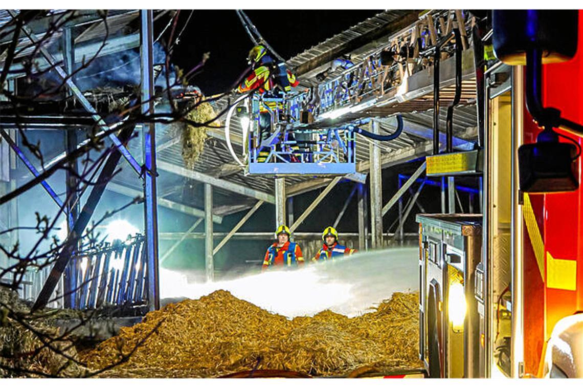 Die Feuerwehr hatte den Brand schnell unter Kontrolle. Foto: Benjamin Beytekin