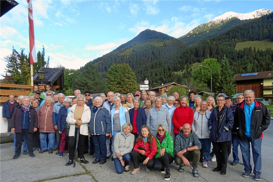 Schneebedeckte Berge und Schneemannbau inklusive Die Fornsbacherinnen und Fornsbacher haben ihre Touren sehr genossen. Foto: privat