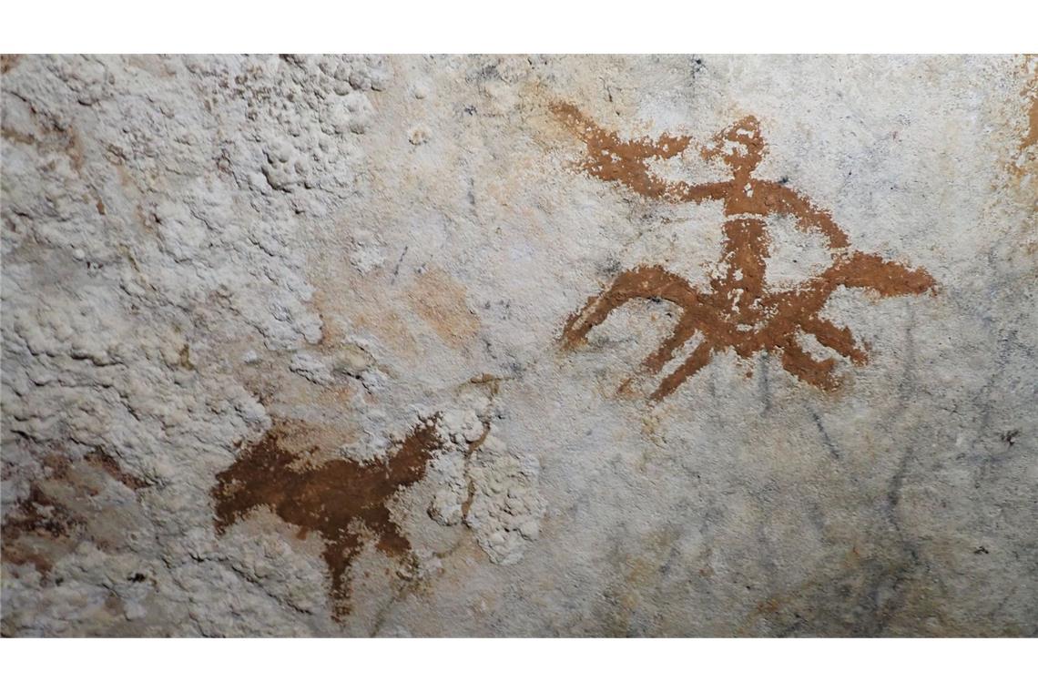 Die Forscher entdeckten auf Sulawesi die bisher älteste bekannte Höhlenkunst.