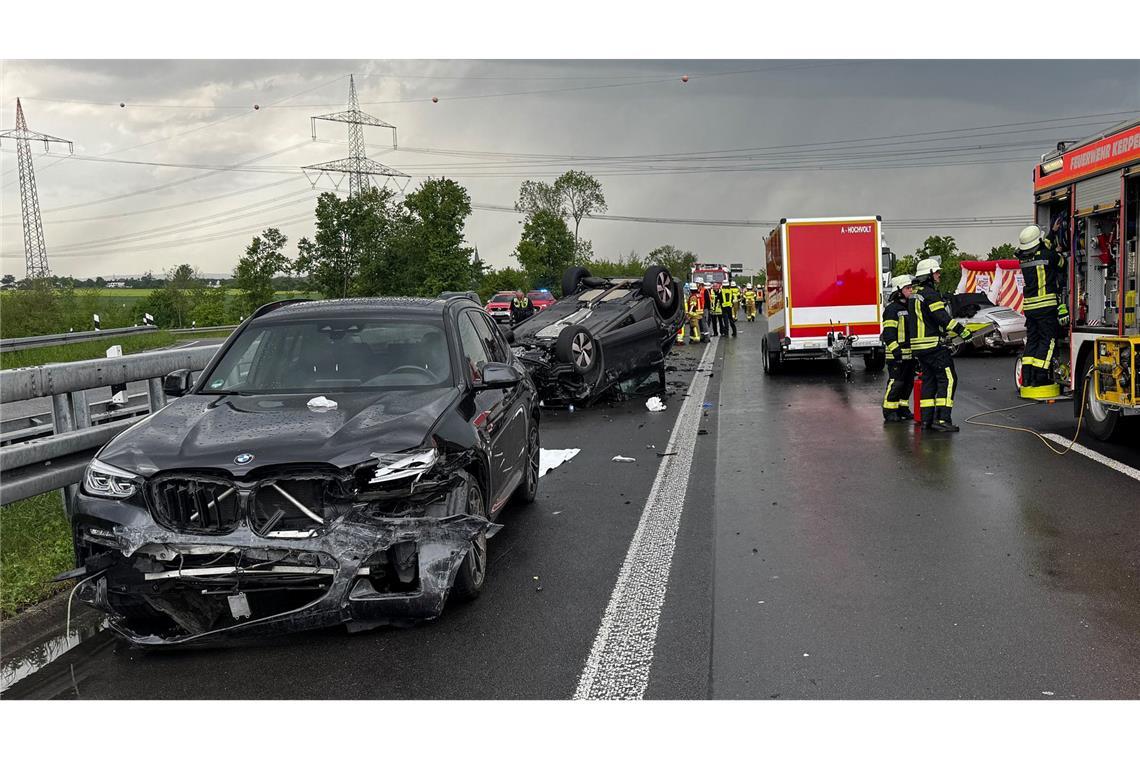 Die Frau starb noch an der Unfallstelle.