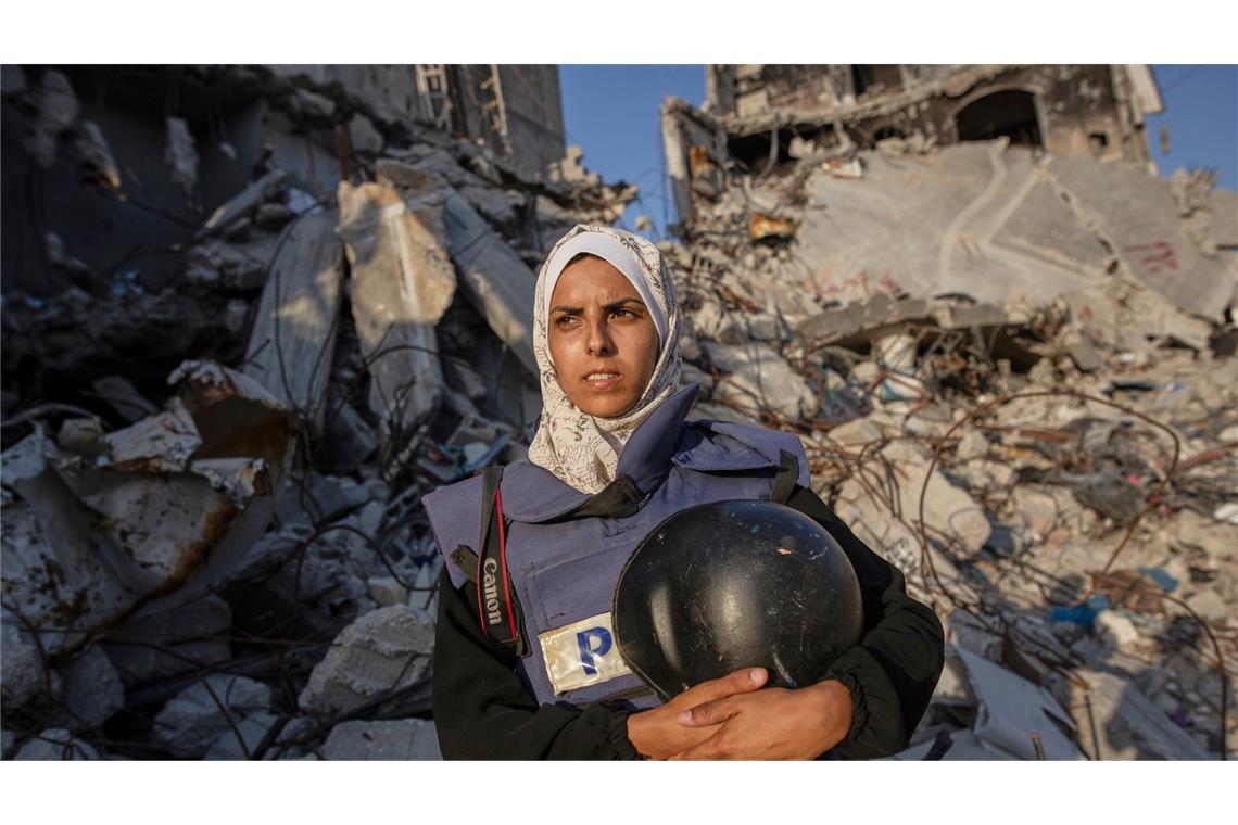 Klinik: Fünf Journalisten unter 19 Toten bei Angriff Israels Die freie Journalistin Mariam Dagga wurde im Gazastreifen bei einem israelischen Angriff getötet.