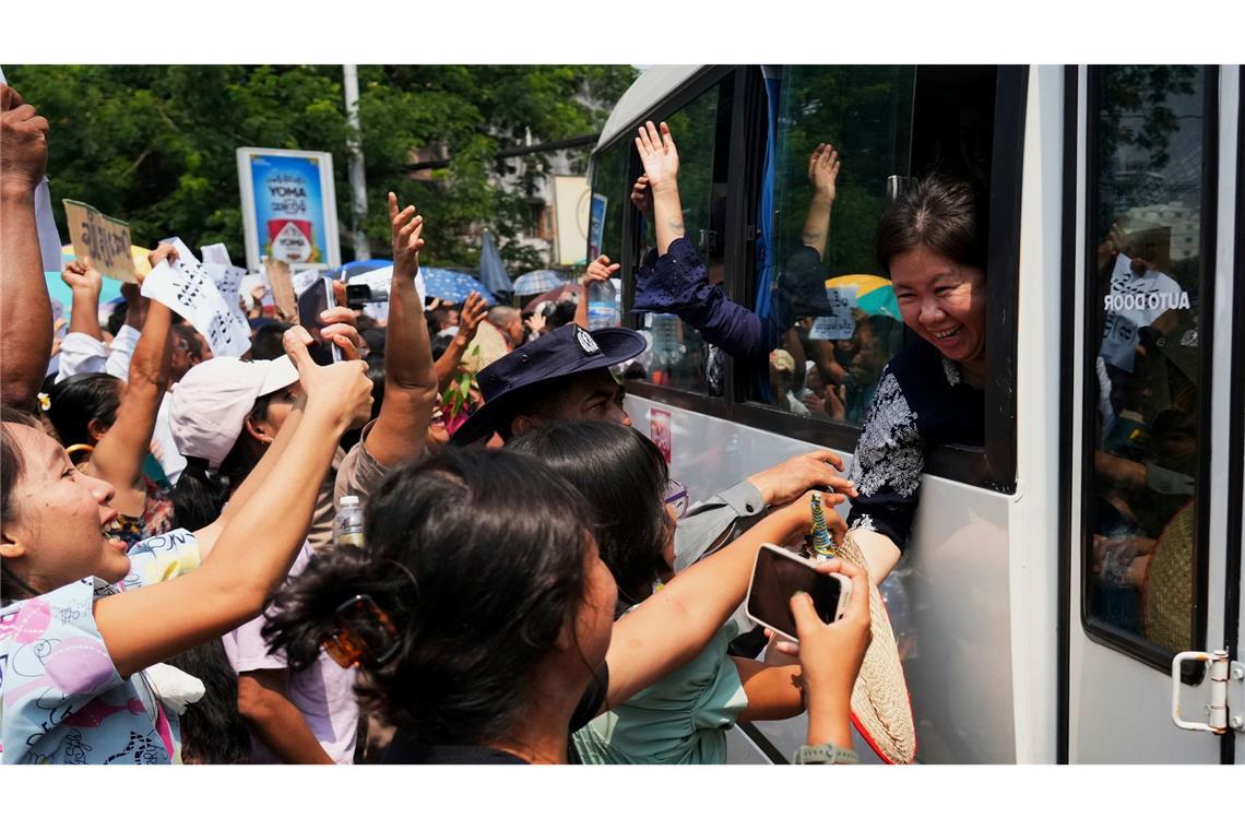 Die Freude bei den Angehörigen war groß.