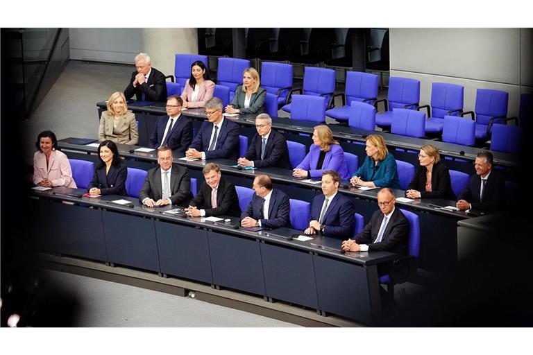 Die frisch gebackene schwarz-rote Regierung.