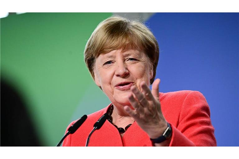 Die frühere Bundeskanzlerin Merkel nimmt die derzeitige Bundesregierung in Schutz. (Archivfoto)