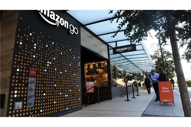 Die Geschäfte von Amazon Go kamen ohne Kassen aus. (Archivbild)