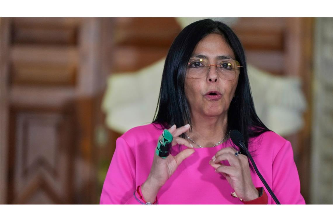 Die geschäftsführende Präsidentin Venezuela streckt den USA die Hand aus. (Archivbild)