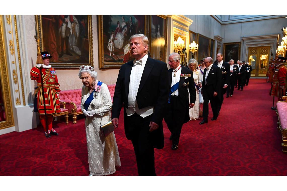 Trump und die Royals: Wie eng ist die Beziehung? Die gestorbene Queen soll nicht sehr angetan von Trump gewesen sein. (Archivbild)