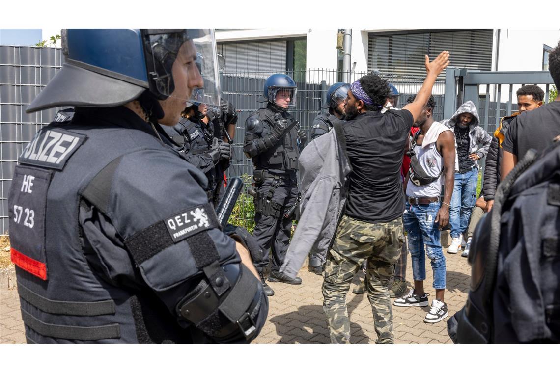 Razzia gegen Eritreer-Gruppe nach Festival-Ausschreitungen Die gewaltsamen Proteste richteten sich gegen Veranstaltungen in Zusammenhang mit Eritrea. (Archivbild)