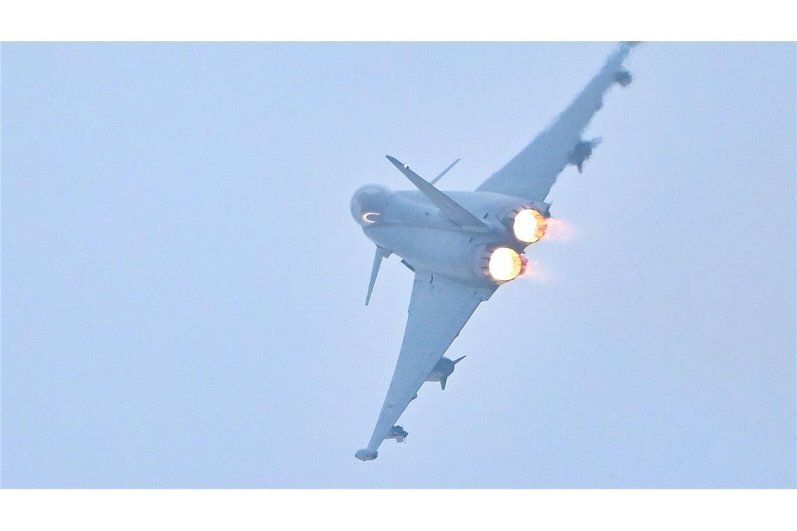 Die Golfstaaten haben Interesse an Rüstungsgütern wie dem Eurofighter. (Archivfoto)