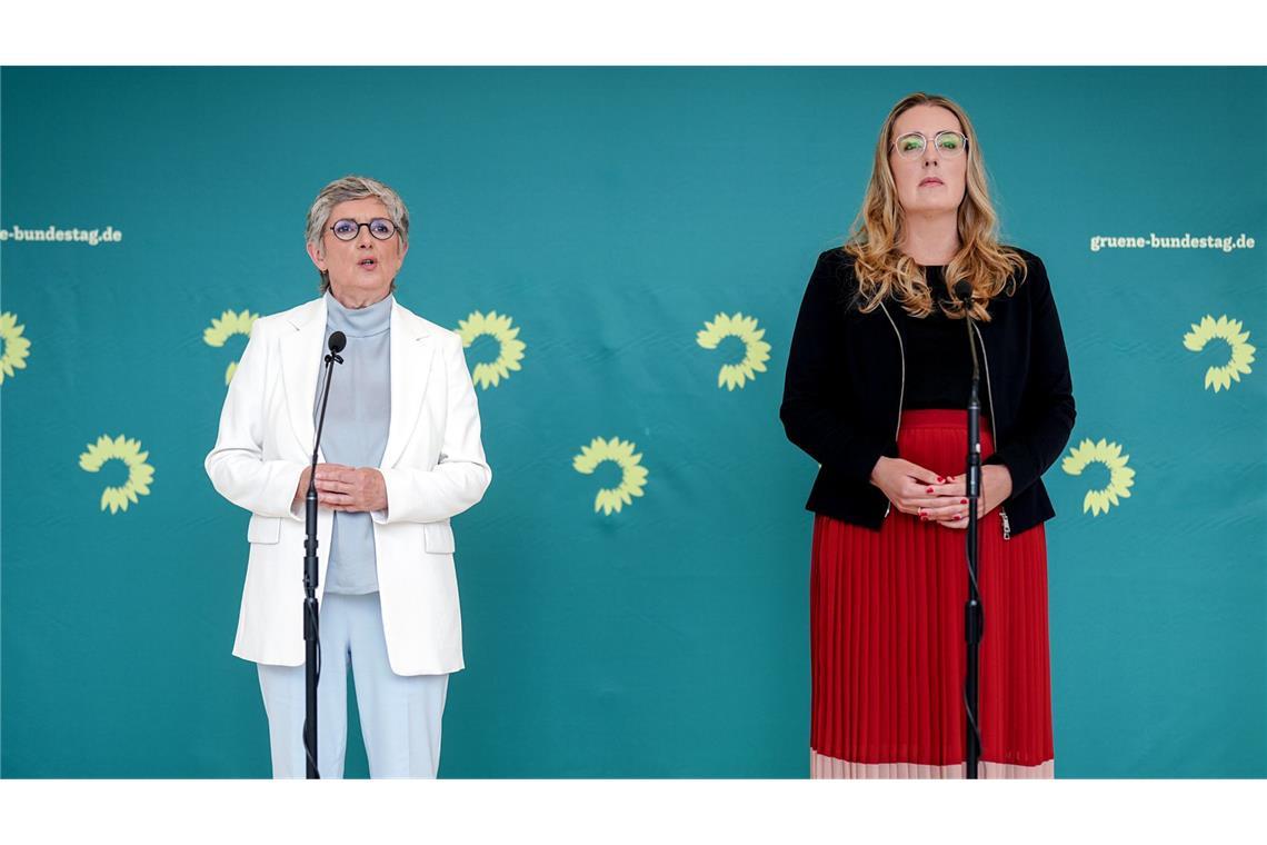 Die Grünen gaben ein Statement ab.