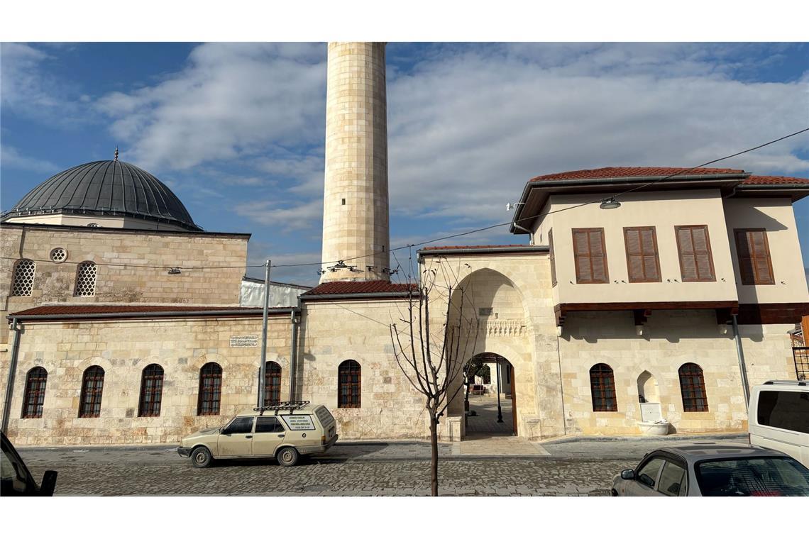Die Habibi Neccar-Moschee wurde pünktlich zum Besuch des Präsidenten fertiggestellt.